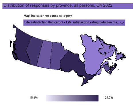 happiest province in canada|Life satisfaction in Canada, 2023 .